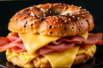 Ham, Egg & Cream Cheese Bagel